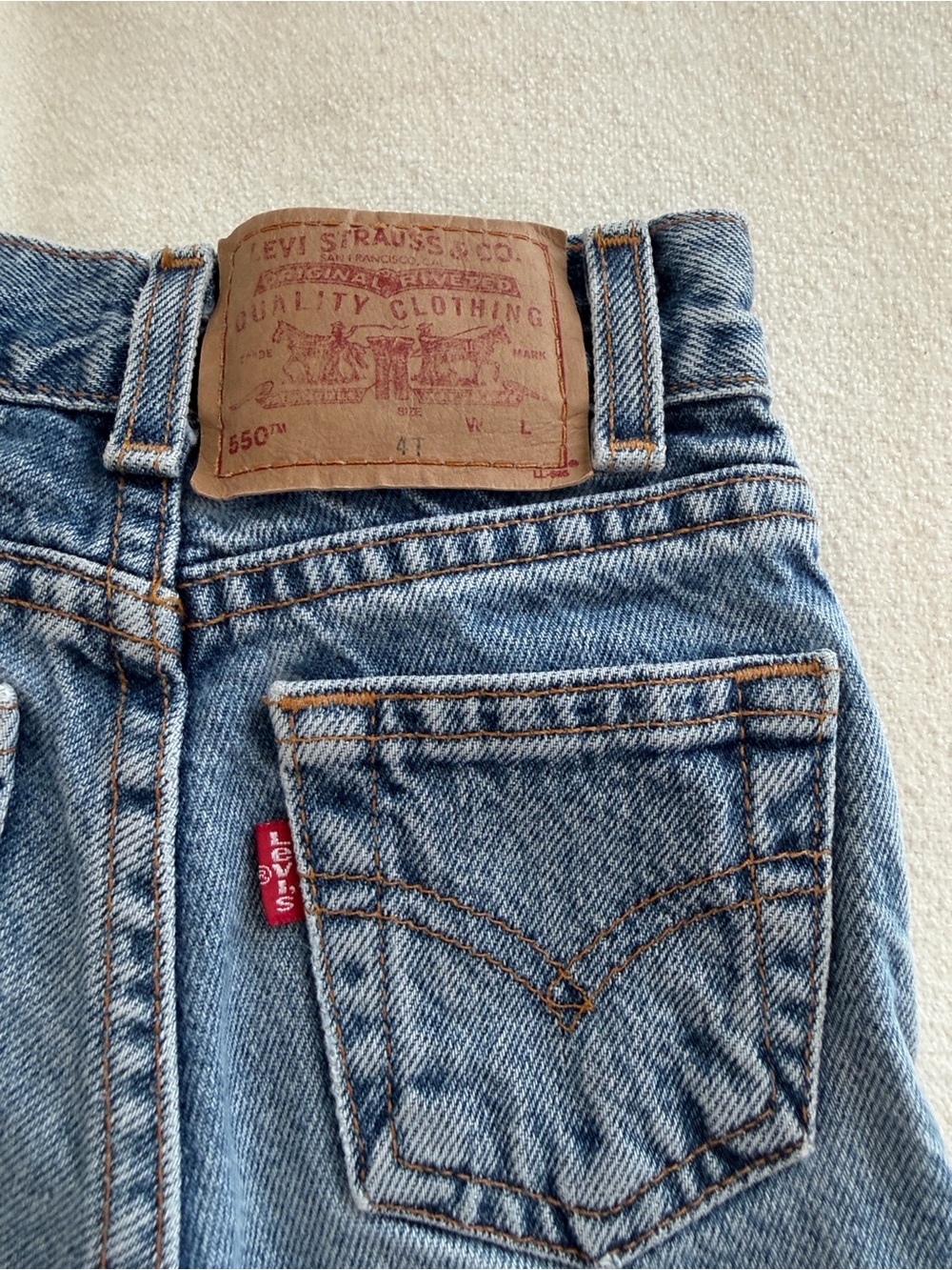 Levi's kids Light Blue High-Rise Denim Jeans